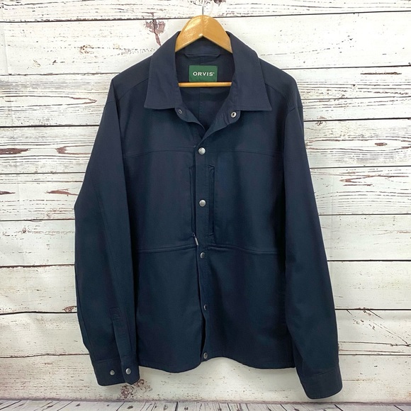 Orvis Other - Orvis Navy Canvas Field Jacket